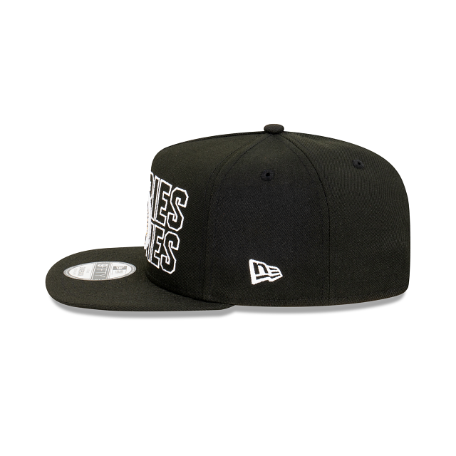 Collingwood Magpies Hat - AFL Neon Lights Black 9Fifty A-Frame Snapback Cap - New Era